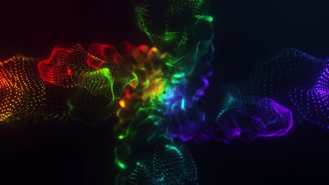 abstract digital tunnel