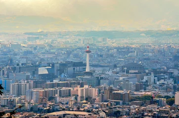 Fotobehang 京都の将軍塚展望台からの眺め © peia