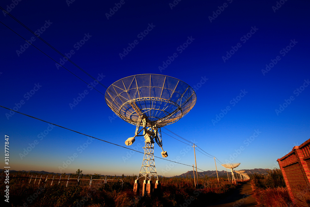 Canvas Prints the observatory radio telescope