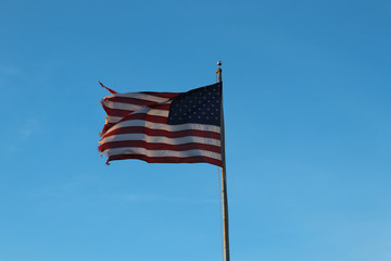 american flag of united states of america