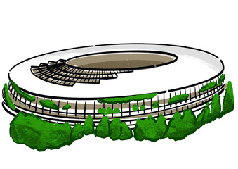 新国立競技場　東京オリンピック