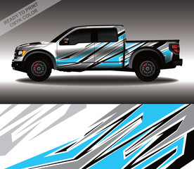 Car wrap decal design vector, custom livery race rally car vehicle sticker and tinting.