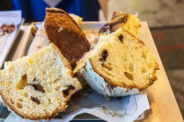 Italy, Sicily, Palermo Province, Castelbuono. Bread made with Manna, a whitish sap of tree  which...