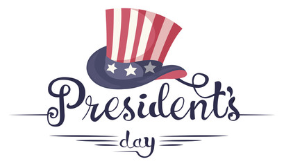 President's day vector typography. Perfect template for sale banners, website, landing page and mobile app