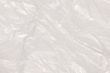 Plastic wihite background. Top view.