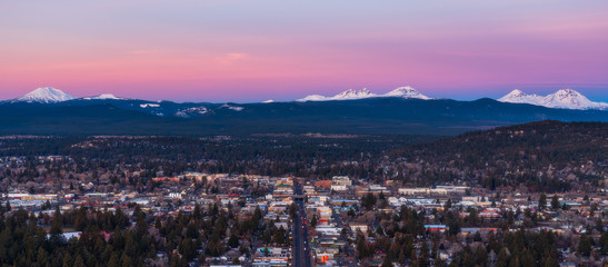 Bend Oregon Alpenglow