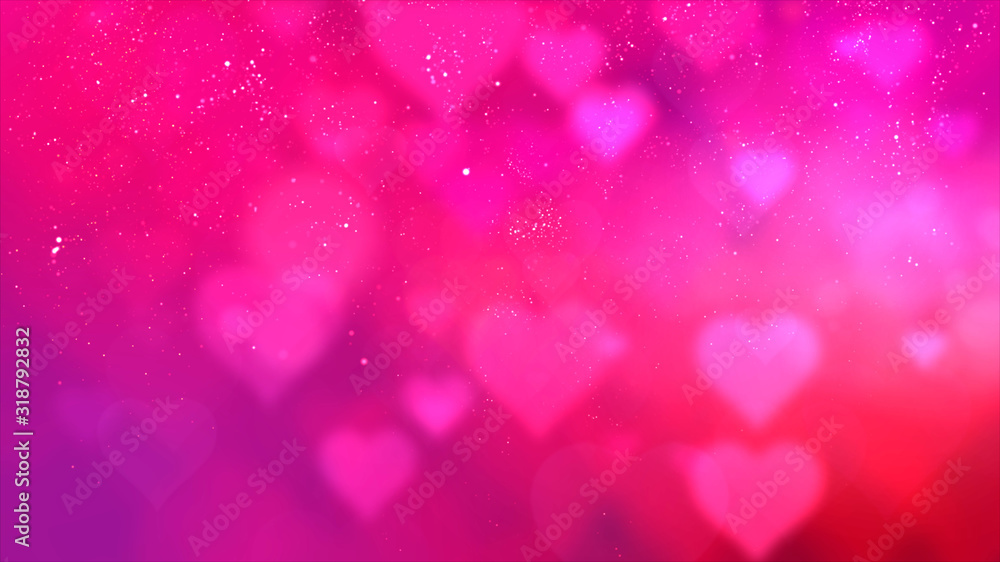 Aufkleber happy valentine theme decoration motion particles animation with drop down graphic icons associated 