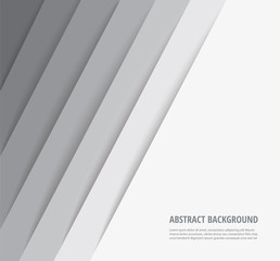 Obraz premium abstract modern white lines background vector illustration EPS10