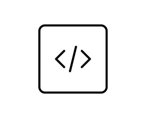 Code line icon