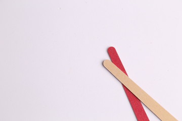 Nail file on colorful background