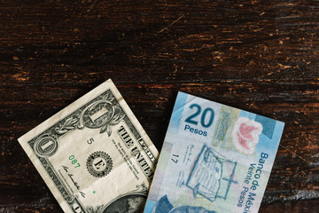 Dollar vs mexican pesos - Currency 