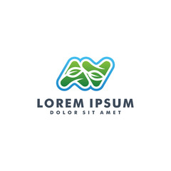 Letter AV logo design vector