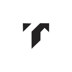 T letter logo template design