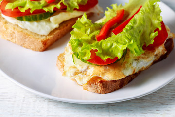 Image with a sandwich.