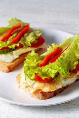 Image with a sandwich.