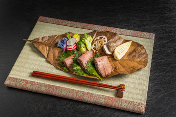 高級ローストビーフ　Roast beef of highest quality Japanese 