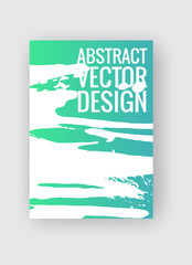Abstract poster templates. Colorful threads composition. Vector illustration