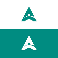 Fototapeta premium A logo design. letter A logo design