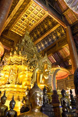 peaceful moment in the temple with ancient object.