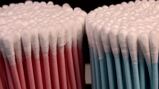 QTips, Cotton Swabs, Hygiene Products, rotating