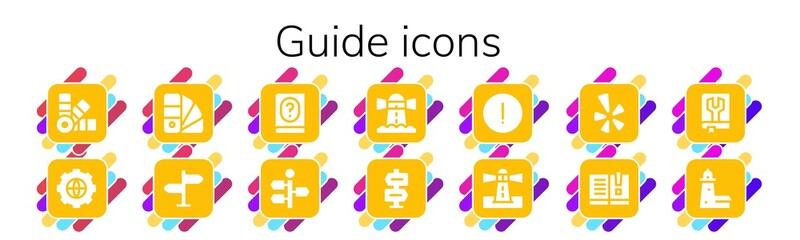 guide icon set