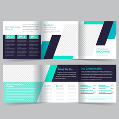square trifold brochure template