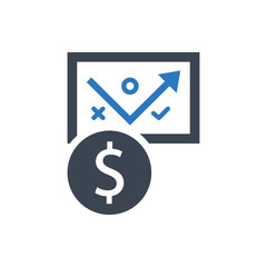 Money making tactic icon