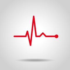 心電図のリズムイラスト Wall Mural Analysis Analysis Wallpaper Murals Dragontiger8