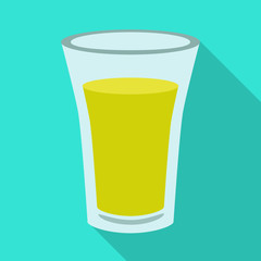 Vector illustration of juice and sugar symbol. Collection of juice and cane vector icon for stock.