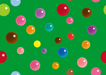 カラフル チョコレート キャンディ シームレス パターン イラスト