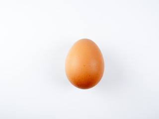  egg on white background
