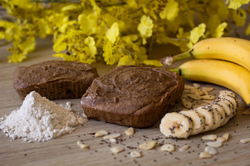 cookies with chocolate and nuts