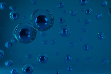 3d rendering of Cell biology deals with the smallest unit of life.