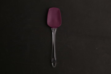 cooking pastry tongue in color background