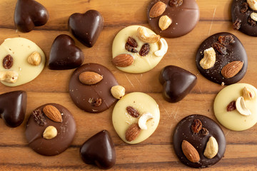 たくさんのチョコレート