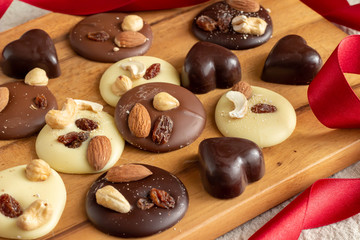 たくさんのチョコレート