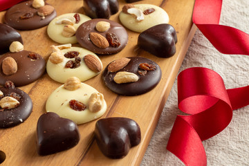 たくさんのチョコレート