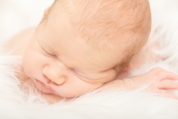 cute sleeping newborn