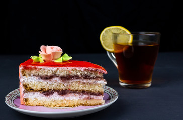  tea lemon and cake