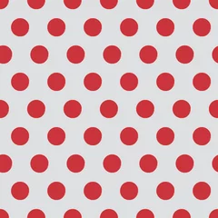 Fotobehang Vintage colored dots background seamless pattern print design © Doeke