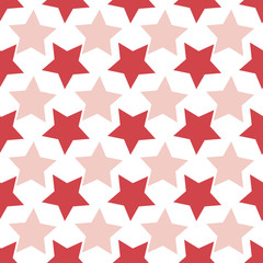 Vintage colored stars background seamless pattern print design © Doeke