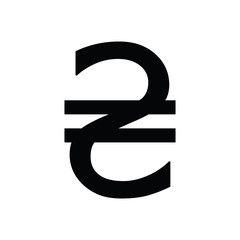 Ukrainian hryvnia icon. Ukrainian hryvnia sign. vector