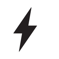 danger - black vector icon  with shadow