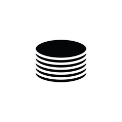 coins icon vector. coins  symbol