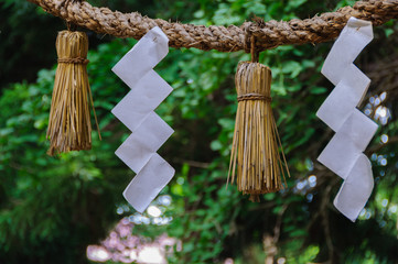 猿賀神社の注連縄