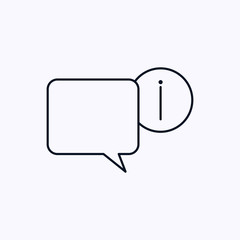 Speech bubble on white background