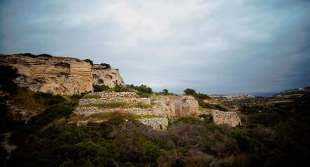 Fototapeta na wymiar rocks in the Republic of Cyprus