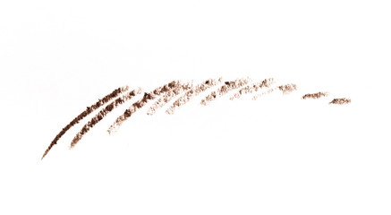 Brow liner pencil stroke on white background - Image