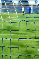 Net of a goal of a football stadium