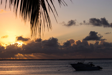 Ile maurice sunset